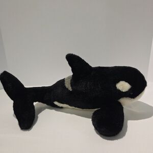 Seaworld Shamu Killer Whale Orca 15" Stuffed Animal Plush 2010